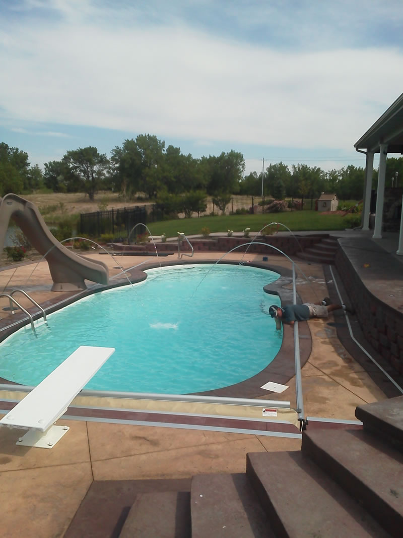 Pool With Slide