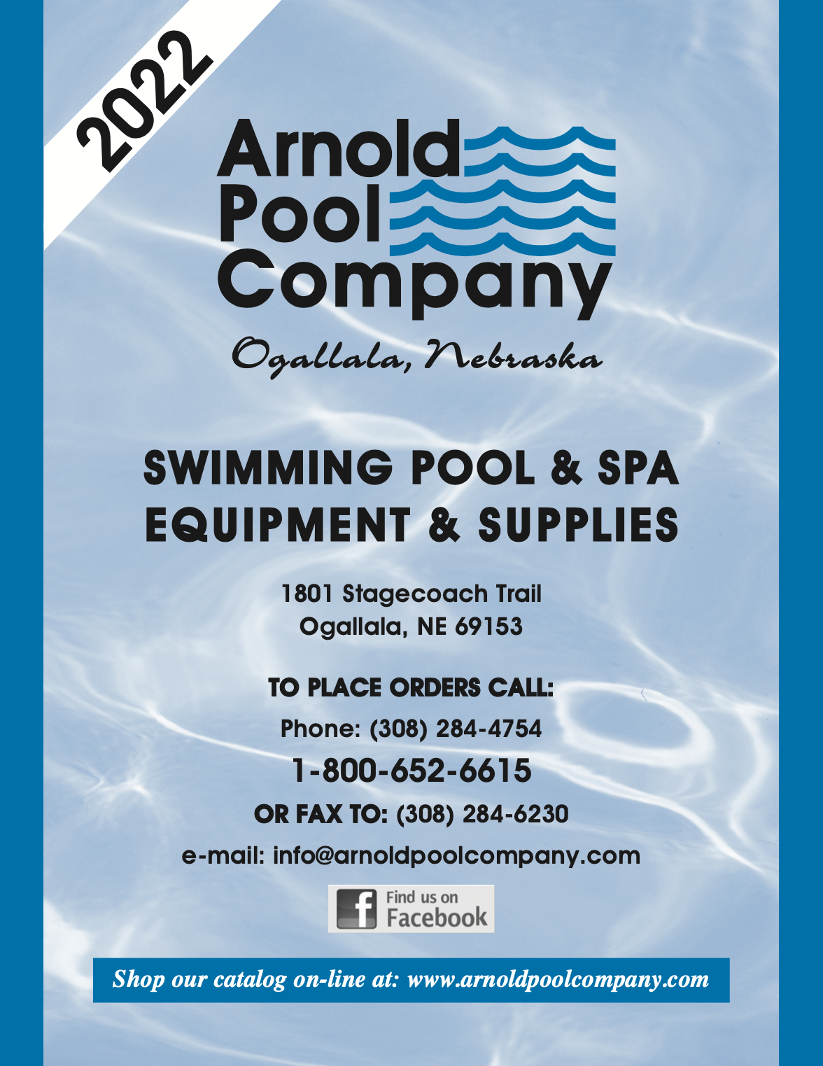 arnold pool catalog